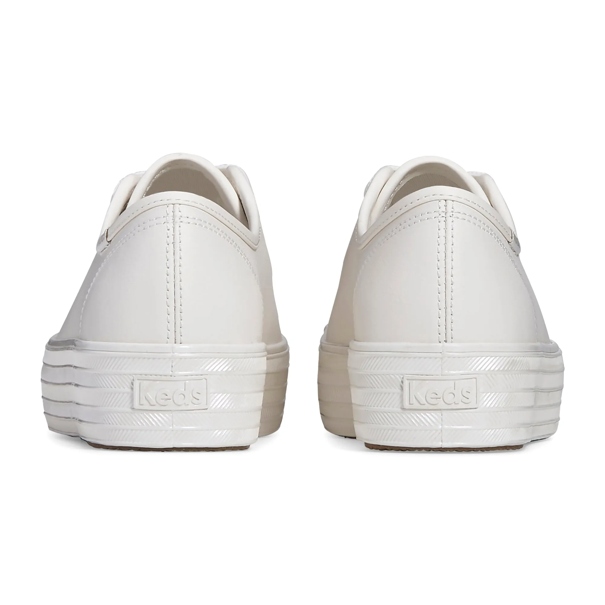 Women's Triple Kick Leather Pearlized White