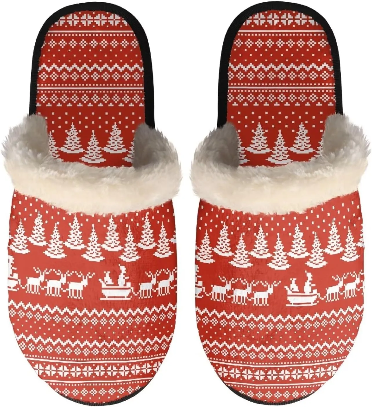 Yzaoxia House Slippers for Women Girls Soft Cozy Bedroom Slippers Fuzzy Warm Winter Anti Slip