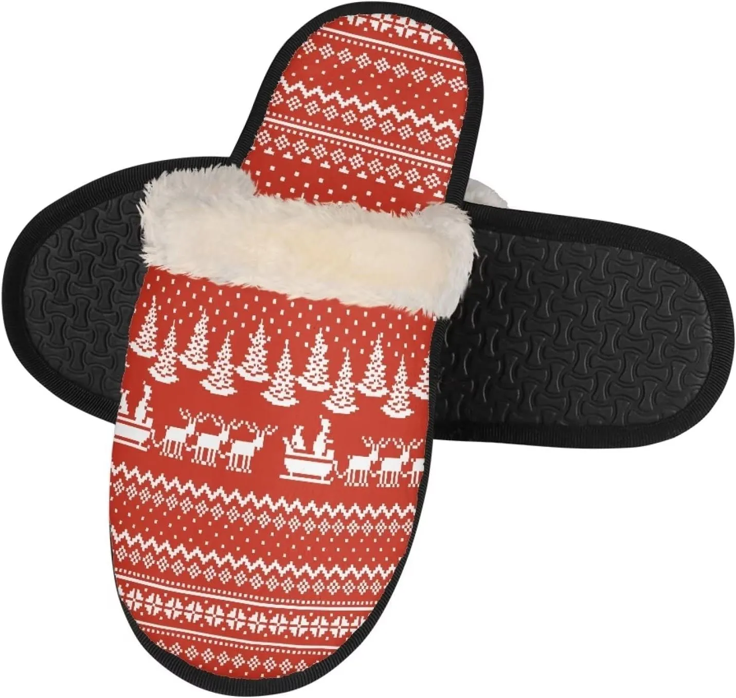 Yzaoxia House Slippers for Women Girls Soft Cozy Bedroom Slippers Fuzzy Warm Winter Anti Slip