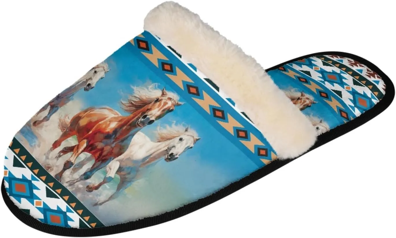 Yzaoxia House Slippers for Women Girls Soft Cozy Bedroom Slippers Fuzzy Warm Winter Anti Slip
