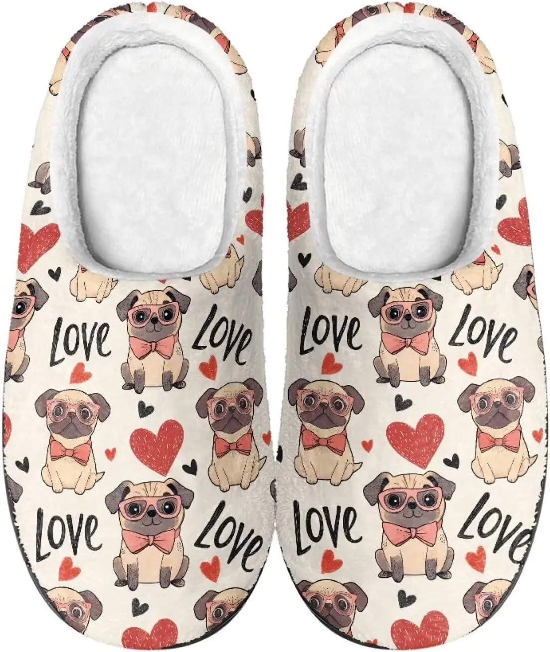Yzaoxia Slippers for Women Size 5.5-12 Warm Cozy Bedroom Slippers Man Soft Plush House Slippers