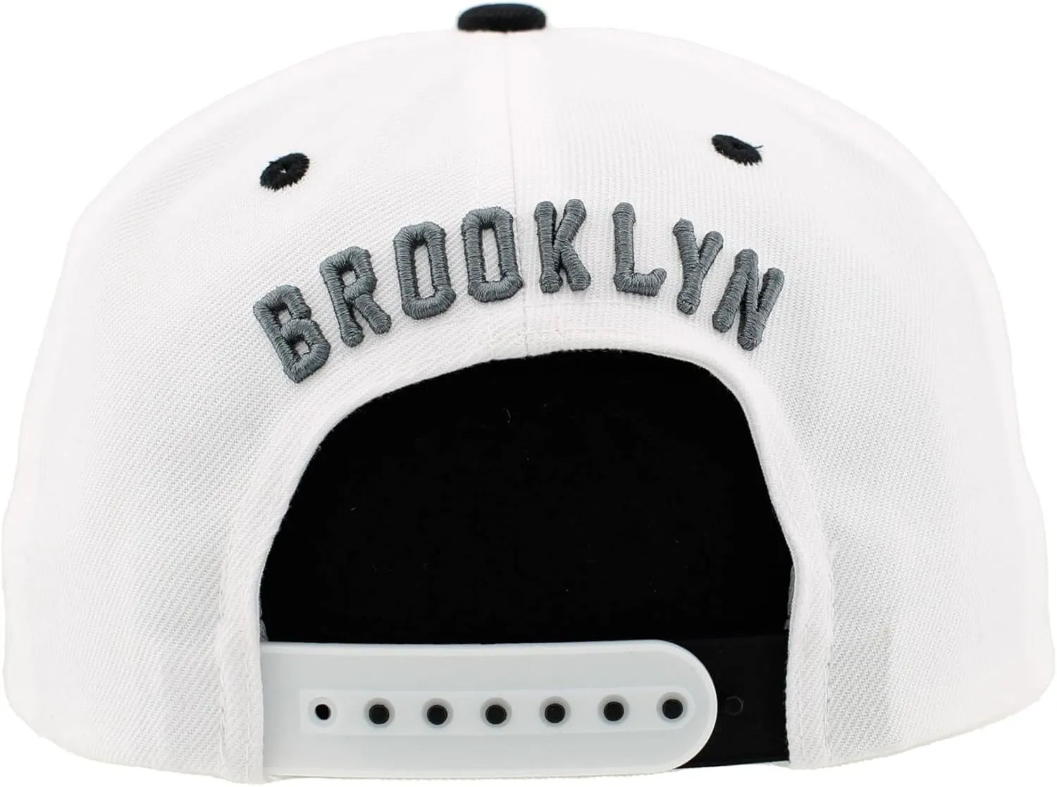 ZHATS NBA Officially Licensed Adjustable Snapback Hat Flat Bill Z11 Pop White