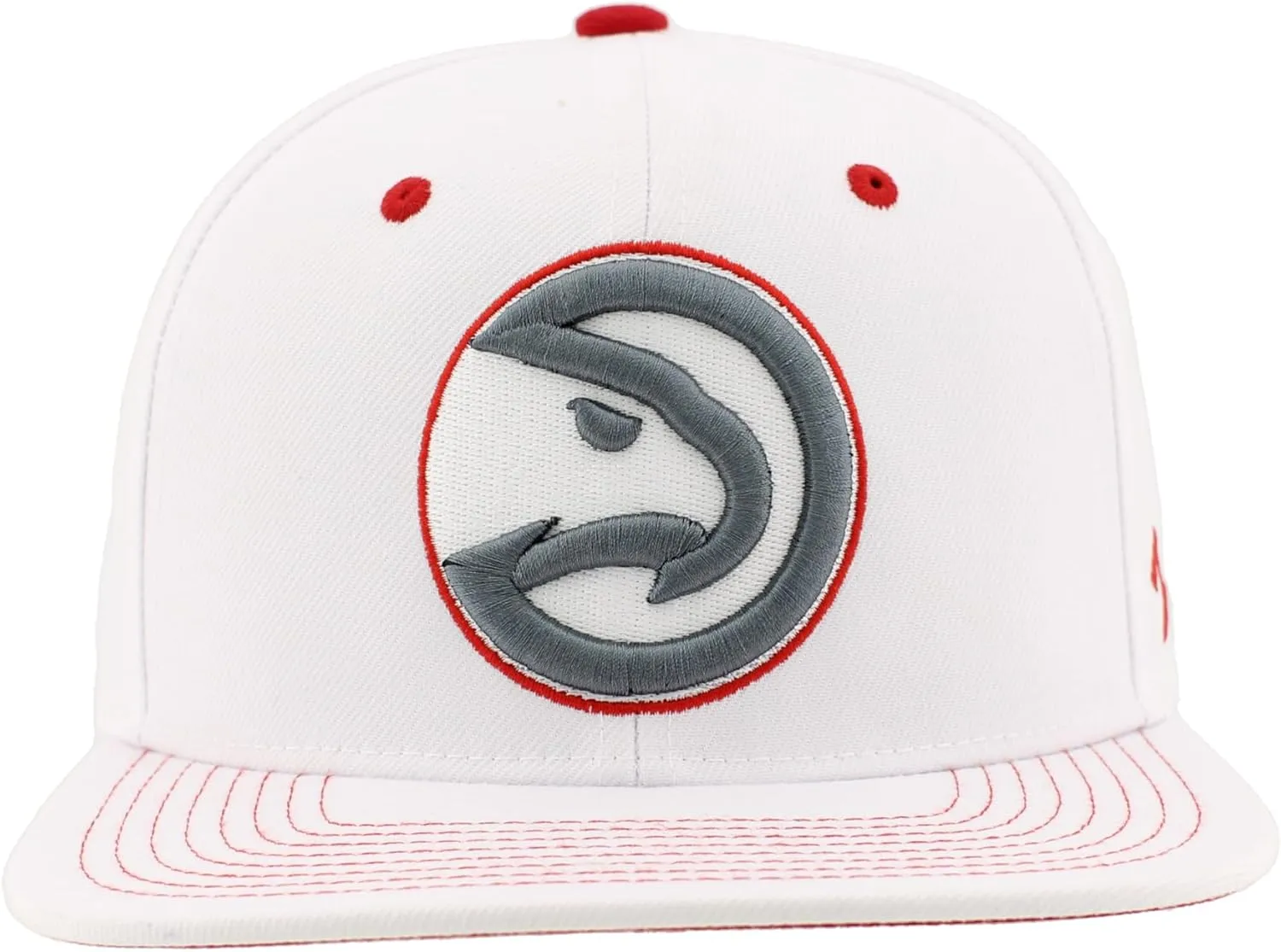 ZHATS NBA Officially Licensed Adjustable Snapback Hat Flat Bill Z11 Pop White