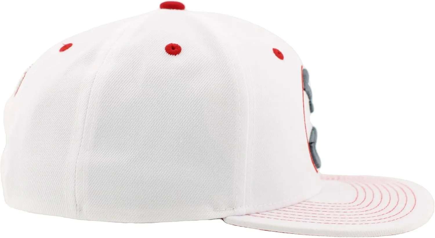 ZHATS NBA Officially Licensed Adjustable Snapback Hat Flat Bill Z11 Pop White