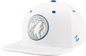 ZHATS NBA Officially Licensed Adjustable Snapback Hat Flat Bill Z11 Pop White